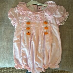 Eliza James pink pumpkin bubble size 3 month